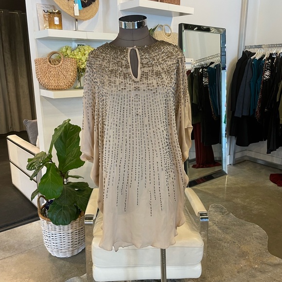 Cynithia Rowley beaded top - Picture 1 of 8